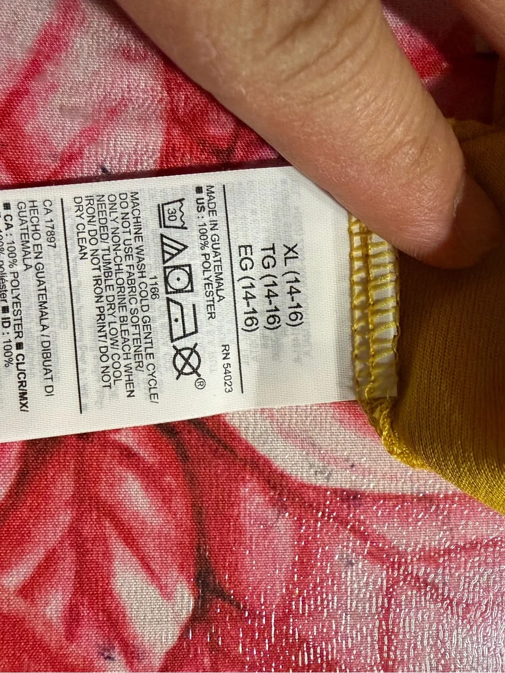 Old Navy Kidsn Long-Sleeve Graphic Performance Shirt - Mustard (254)